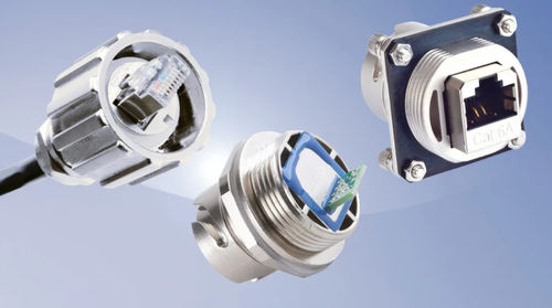 Connecteur électrique RJ45 - IC AUTOMATION - à souder / à visser / femelle