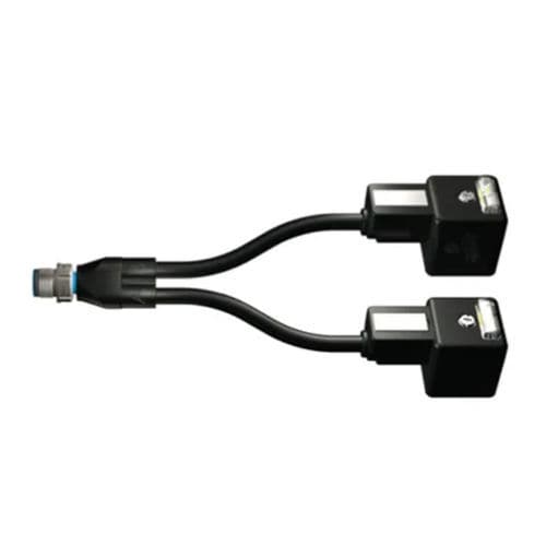 Connecteur électrique DIN - IC AUTOMATION - surmoulé / mâle / M8