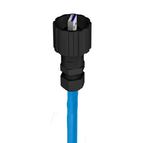 Connecteur électrique à fermeture baïonnette - IC AUTOMATION - RJ45 / en métal / en plastique
