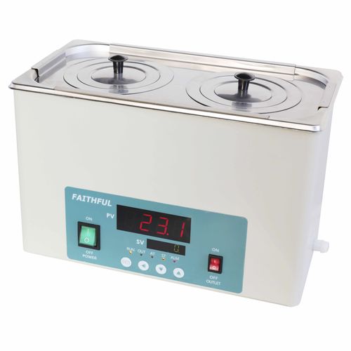 Bain-marie de laboratoire - DK-2000-IIIL (1 row & 2 holes) - Huanghua Faithful Instrument Co.,LTD. - chauffé / avec affichage numérique