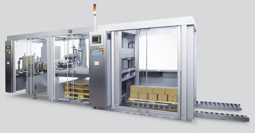 Encaisseuse / palettiseur horizontal - SPZ - CAM - automatique / pour produits cosmétiques / de cartons