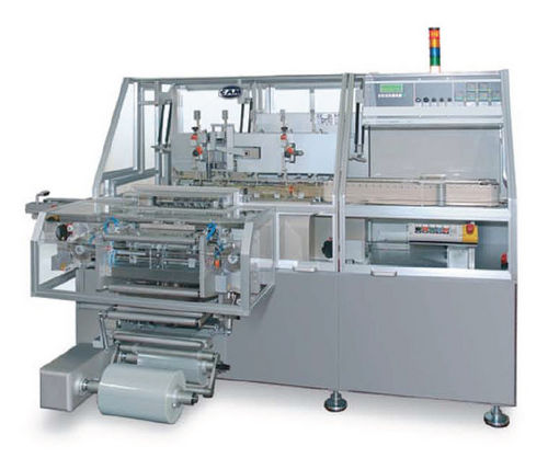 Fardeleuse à mouvement continu - RV series - CAM - automatique / pour produits cosmétiques / pour la fermeture des cartons
