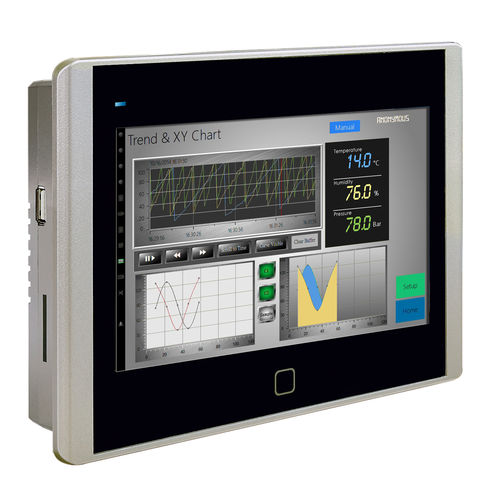 IHM à écran tactile résistif - N07 series - Novakon Co., Ltd. - encastrable / 800 x 480 / ARM9