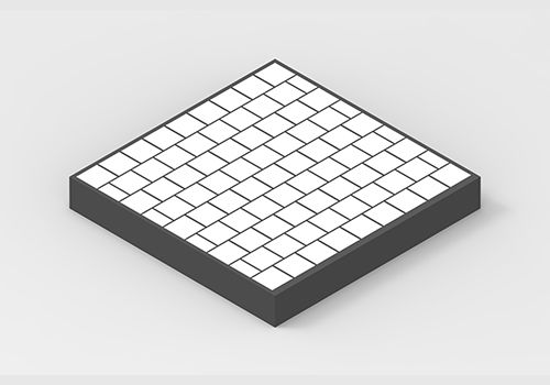 Feuille en caoutchouc résistant à l'usure - RhinoCer series - Thejo Engineering Ltd - revêtu de céramique