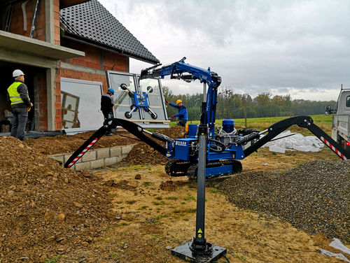 Grue araignée sur chenilles -  TB series - Befard - articulée / essence / compacte