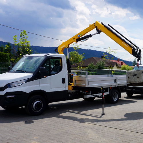 Grue montée sur camion - XF series - Befard - articulée / essence