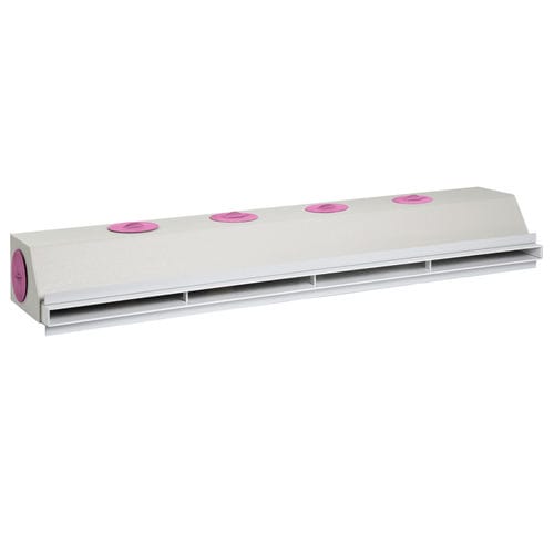 Diffuseur d'air à section rectangulaire - FITT AGIX® Line-S - FITT Spa - plafonnier / mural / montage au plafond