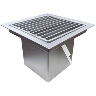 Siphon au sol - C200 series - ACINOX - en acier inoxydable / à cuve carrée