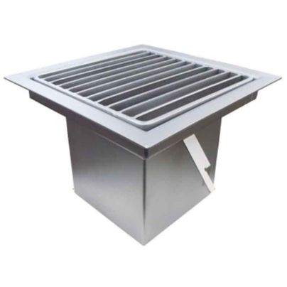 Siphon au sol - CL400 series - ACINOX - en acier inoxydable / à cuve carrée