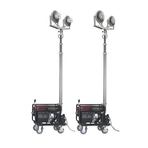 Tour d'éclairage à LED - ZW3500D series  - Zhejiang tormin eletrical co.,ltd - à moteur thermique