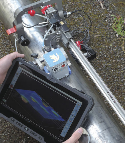 Système d'inspection électromagnétique - ECHO-3D - Ether NDE - automatique / de défauts de surface