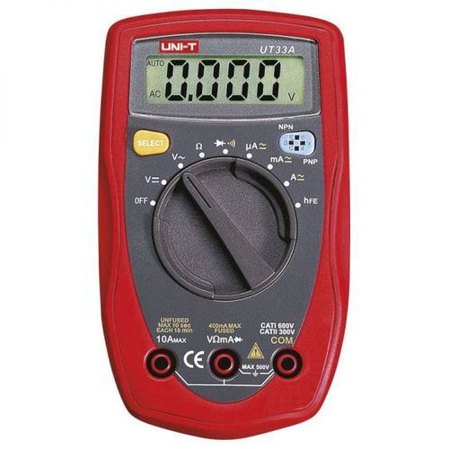 Multimètre numérique - UT 33A - Erko - portable / 600 V / 10 A