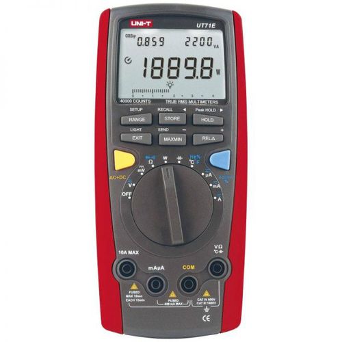 Multimètre numérique - UT71E - Erko - portable / 1000 V / 10 A