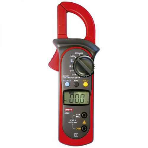 Pince multimètre numérique - UT 201 - Erko - portable / 600 V / 400 A