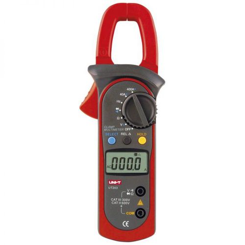Pince multimètre numérique - UT 203 - Erko - portable / 600 V / 400 A