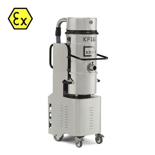 Aspirateur à sec - KF16.021 - KEVAC  SRL - triphasé / en acier inoxydable / mobile