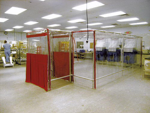 Isolateur de confinement classe III - BIO BUBBLE - modulaire / à pression négative