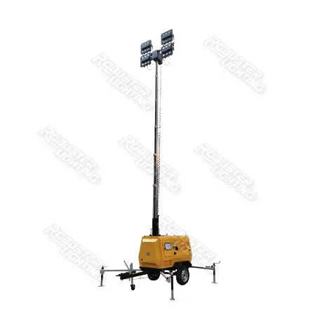 Tour d'éclairage à LED - RPLT-6800 - Fujian Robust Power Co., Ltd. - à iodures métalliques / à moteur diesel