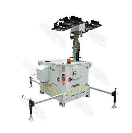 Tour d'éclairage à LED - RPLT-3700 - Fujian Robust Power Co., Ltd. - à moteur diesel / hybride / sur batterie
