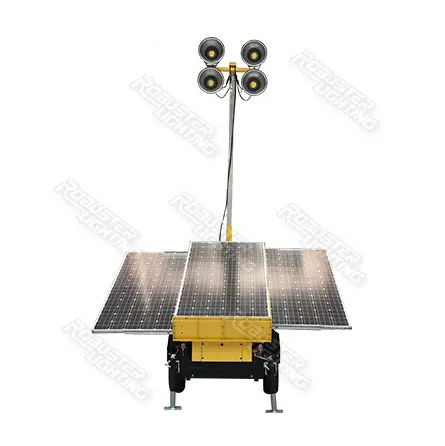 Tour d'éclairage à LED - RPLT-4900 - Fujian Robust Power Co., Ltd. - à moteur diesel / solaire / hybride