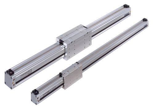 Vérin pneumatique - SCLS - ALPHA AUTOMATISMES Sarl - sans tige / en aluminium anodisé / en alliage léger
