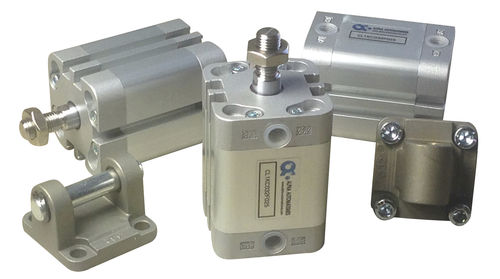 Vérin pneumatique - CL1KC - ALPHA AUTOMATISMES Sarl - à piston / à piston magnétique / à tige filetée