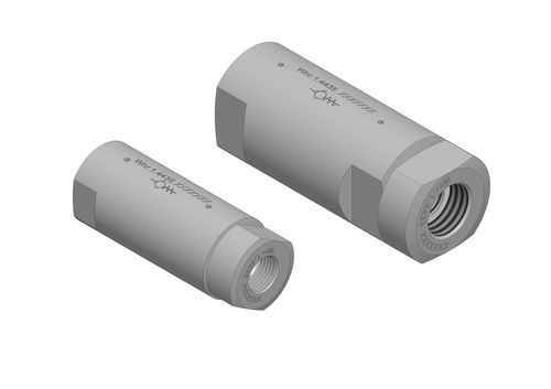 Clapet anti-retour pour gaz - HyCheckValve - ALPHA AUTOMATISMES Sarl - de gaz / pour hydrogène / fileté
