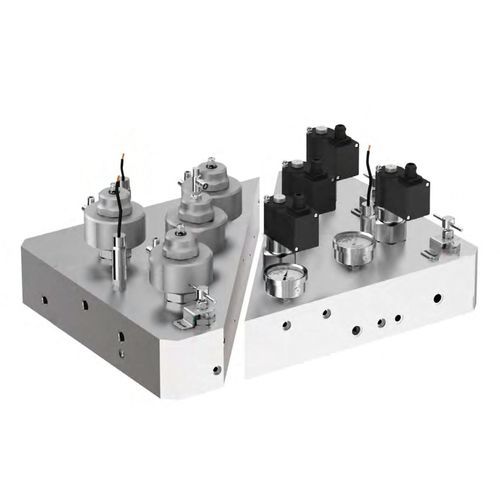 Bloc électrovanne pour hydrogène - ALPHA AUTOMATISMES Sarl - à commande assistée / à commande directe / 2 voies