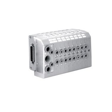 Îlot de distribution à tiroir - JUNO.E - ALPHA AUTOMATISMES Sarl - actionné pneumatiquement / à commande électrique / 2/2 voies