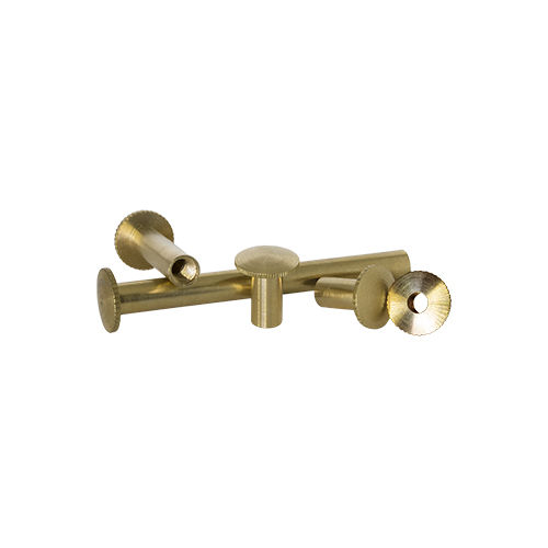 Vis à tête cylindrique - VR series - Metalygroup - fendue / en laiton