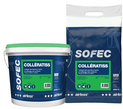 Pâte pour collage - ColléRatiss - Sofec - à joint / de pulvérisation