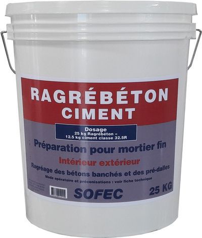 Enduit de réparation - Sofec - pour béton