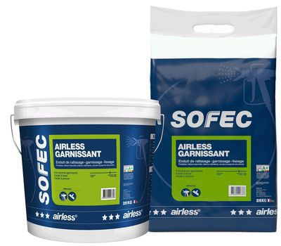 Pâte de pulvérisation - Airless Garnissant - Sofec