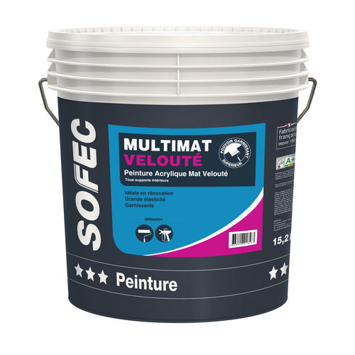Peinture de finition - Multimat Velouté - Sofec - liquide / en acrylique / pour le bâtiment