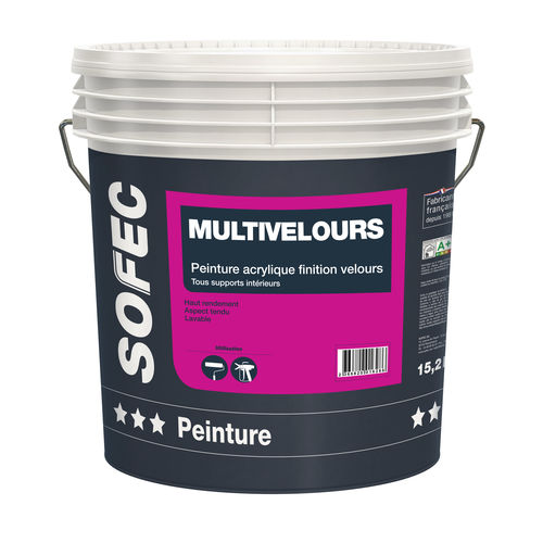 Peinture de finition - Multivelours - Sofec - liquide / en acrylique / pour le bâtiment
