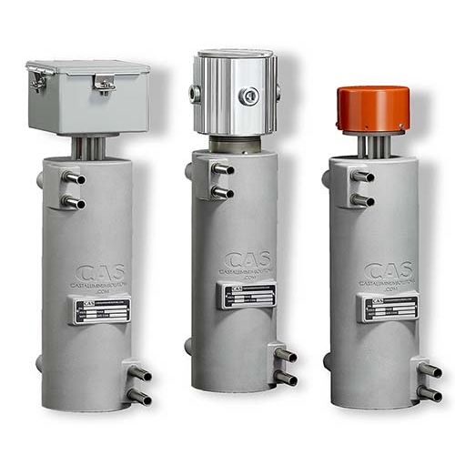 Chauffe-air - CAST-X 2500 - Cast Aluminum Solutions, LLC - à circulation / à gaz naturel / en acier inoxydable