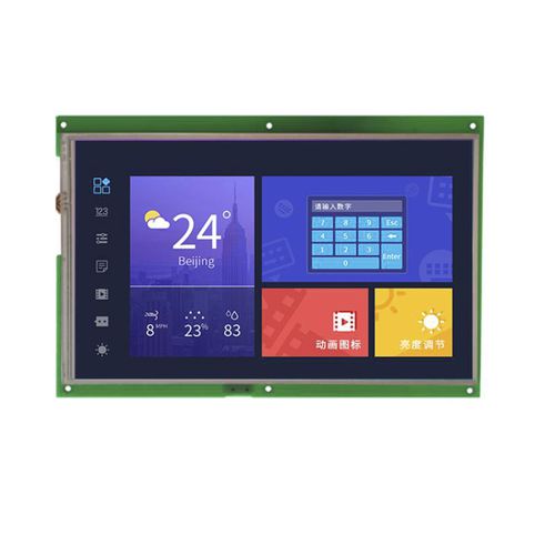 Module d'affichage TFT LCD - DMG12800L101_01W - Beijing DWIN Technology Co., Ltd. - à écran tactile capacitif / à écran tactile résistif / 10.1"