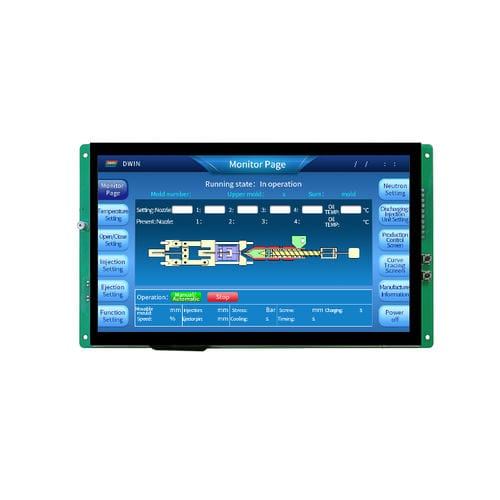 Module d'affichage TFT LCD - DMG10600C101_40WTC  - Beijing DWIN Technology Co., Ltd. - IPS / à écran tactile capacitif / 1024 x 600