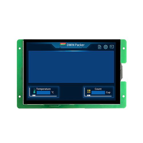 Moniteur pour machines industrielles - DMG12800C070_03W - Beijing DWIN Technology Co., Ltd. - TFT-LCD / à écran tactile résistif / à écran tactile capacitif