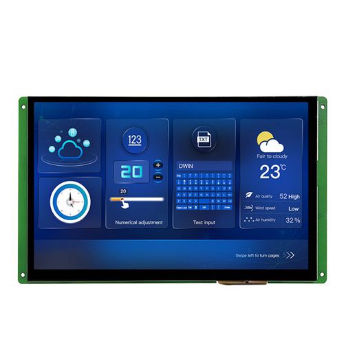 Écran IPS LCD - DMG12800K101_03W - Beijing DWIN Technology Co., Ltd. - à écran tactile capacitif / à écran tactile résistif / pour le médical
