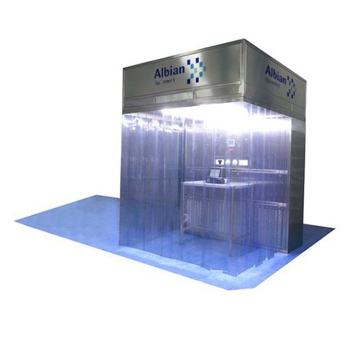 Cabine de protection - CFL PN  - ALBIAN GROUP - à flux laminaire vertical / en acier inoxydable / à LED