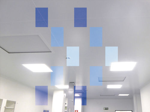 Panneau isolant pour plafond - ALBIAN GROUP - âme en mousse / face en aluminium / pour laboratoire