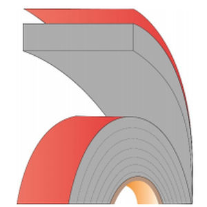 Ruban adhésif double-face - SilverTape™ AM9302 - AFTC group - en acrylique / en mousse acrylique / en aluminium