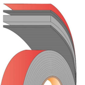 Ruban adhésif double-face - SilverTape™SGG - AFTC group - en acrylique / en aluminium / pour vitrage