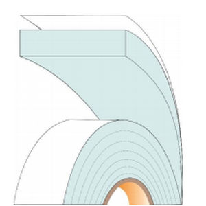 Ruban adhésif double-face - SilverTape™5308 - AFTC group - en acrylique / en aluminium / transparent