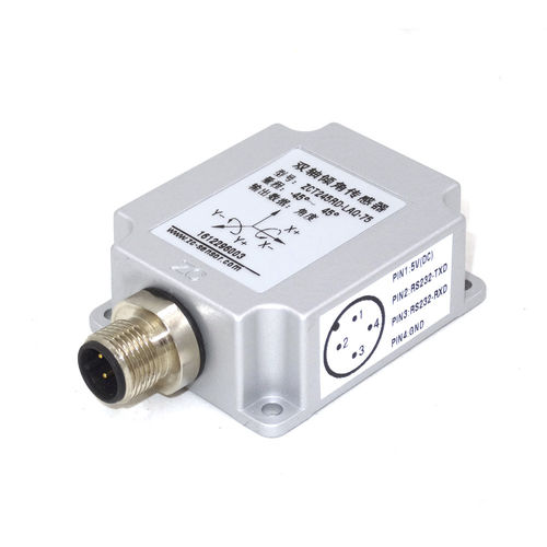 Capteur d'inclinaison deux axes - ZCT245RD-LAQ-75 - Shanghai Zhichuan Electronic Tech Co., Ltd - RS-232 / IP67 / dynamique