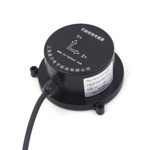 Inclinomètre deux axes - ZCT233J-SPS-A-10 - Shanghai Zhichuan Electronic Tech Co., Ltd - sortie de courant / IP67 / pour mesure d'angle