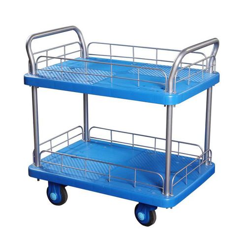 Chariot de transport - FC-7003 - ChengDu SanJi Technology Co.,LTD - en PVC / 2 niveaux / pour l'industrie
