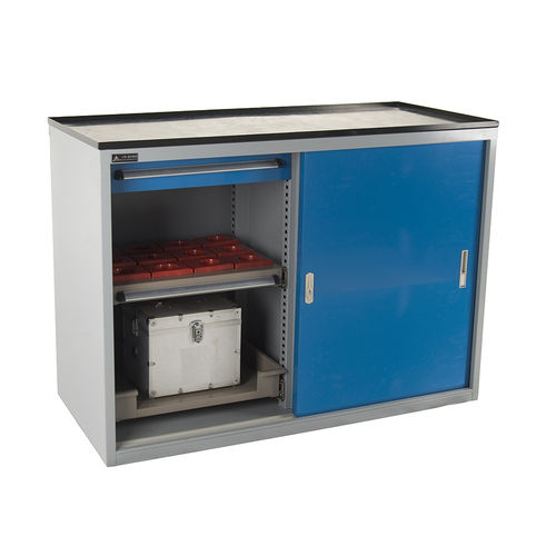 Armoire à outils - FZ-2013 - ChengDu SanJi Technology Co.,LTD - au sol / double porte / en acier inoxydable