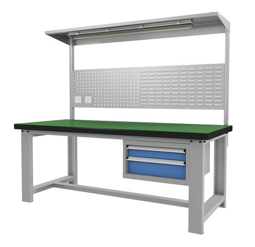 Établi en acier - FZ-1036 - ChengDu SanJi Technology Co.,LTD - à tiroir / avec panneau porte-outils / démontable
